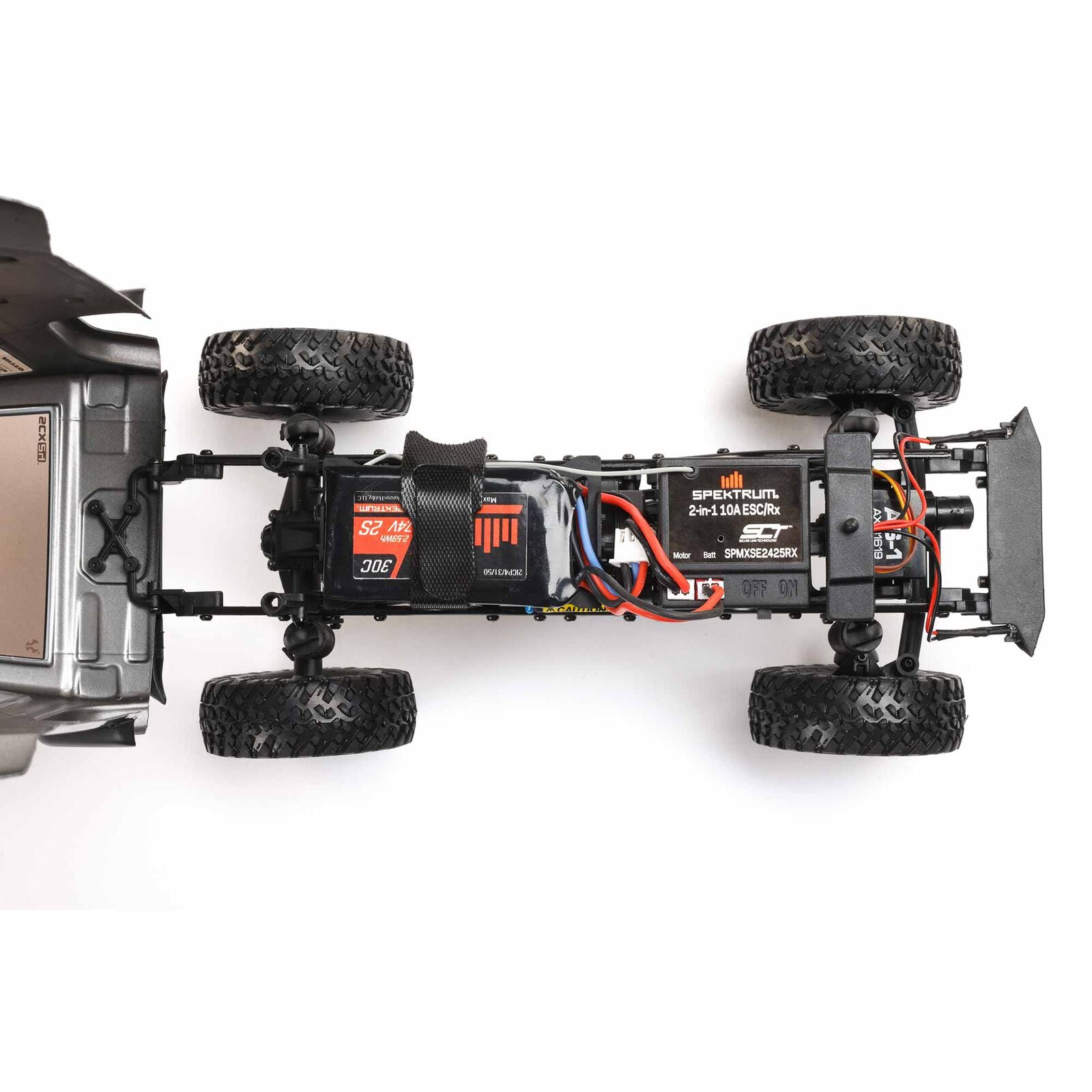 Axial 1/24 SCX24 Jeep Wrangler JLU 4X4 Rock Crawler Brushed RTR - Gray - HeliDirect