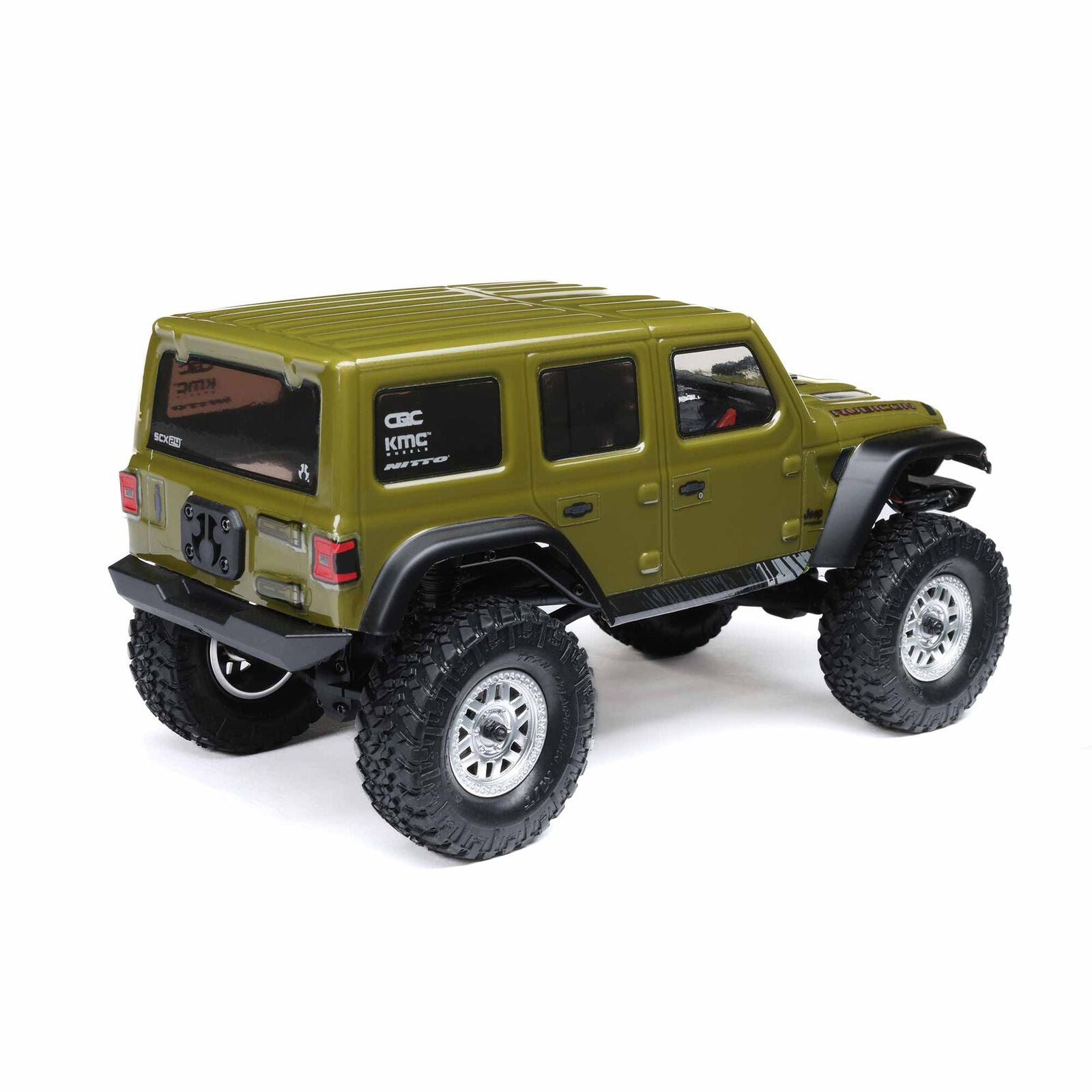 Axial 1/24 SCX24 Jeep Wrangler JLU 4X4 Rock Crawler Brushed RTR - Green - HeliDirect