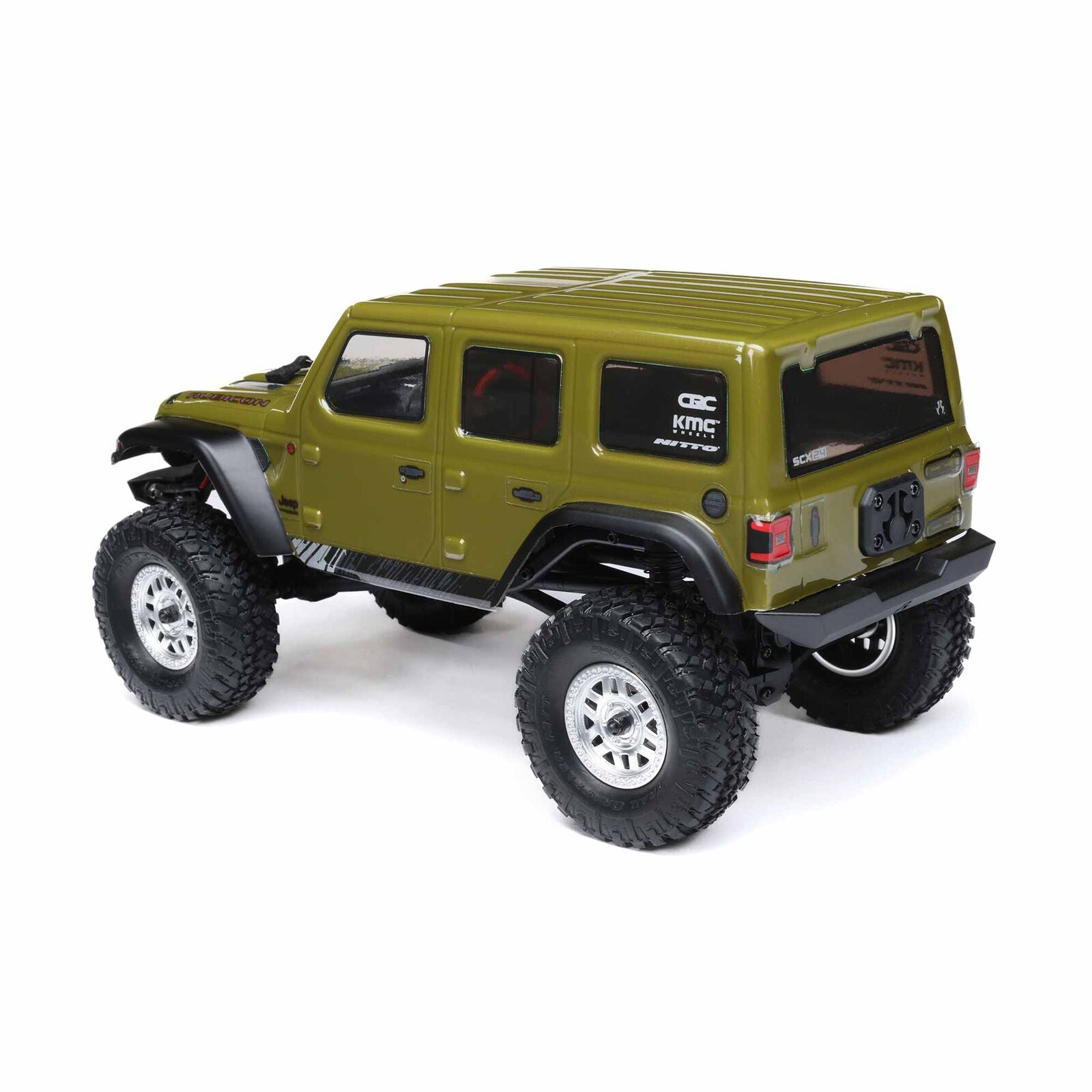 Axial 1/24 SCX24 Jeep Wrangler JLU 4X4 Rock Crawler Brushed RTR - Green - HeliDirect