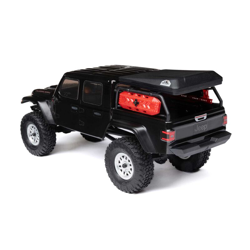 Axial 1/24 SCX24 JEEP JT GLADIATOR 4WD ROCK CRAWLER BRUSHED RTR - BLACK - HeliDirect