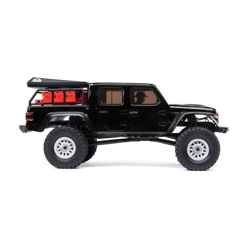Axial 1/24 SCX24 JEEP JT GLADIATOR 4WD ROCK CRAWLER BRUSHED RTR - BLACK - HeliDirect