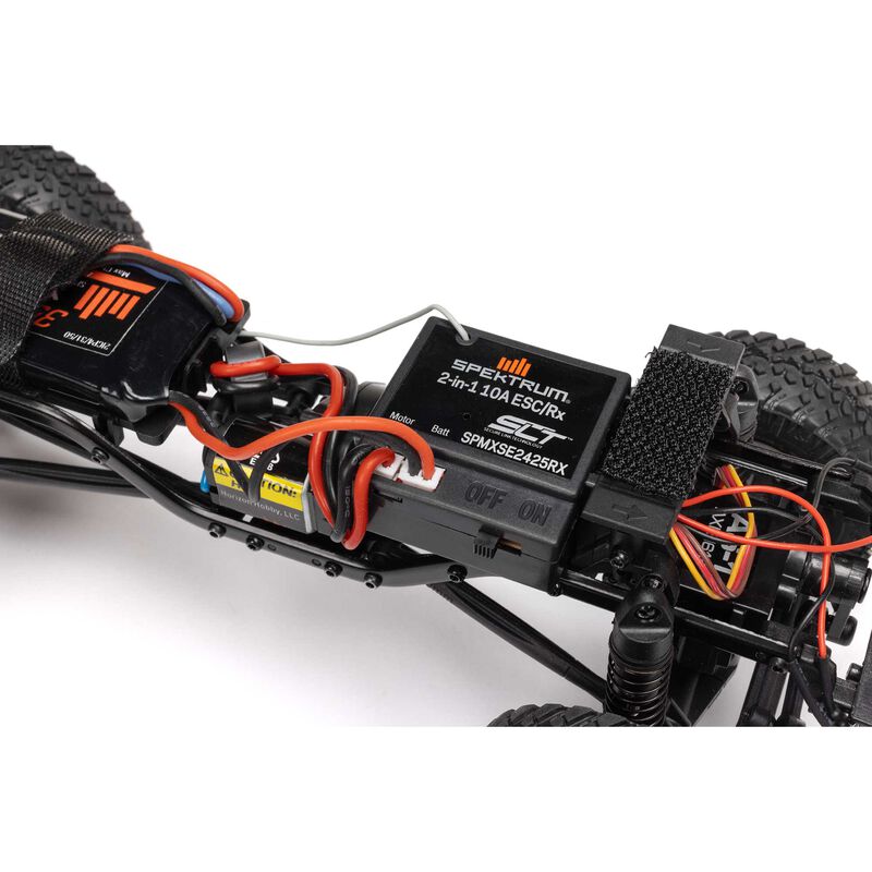 Axial 1/24 SCX24 JEEP JT GLADIATOR 4WD ROCK CRAWLER BRUSHED RTR - BLACK - HeliDirect