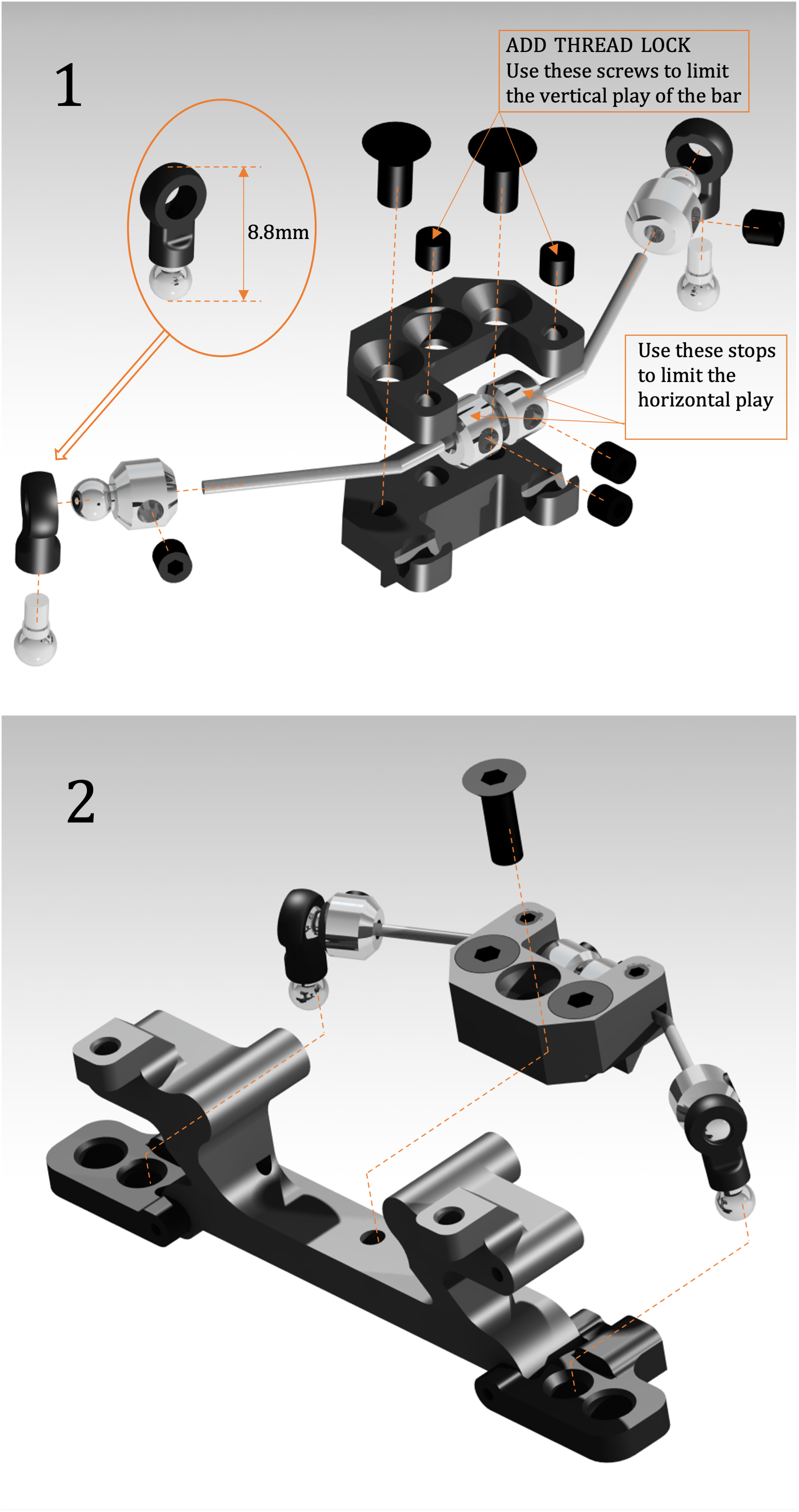 RTRC Anti Roll Bar System - HeliDirect