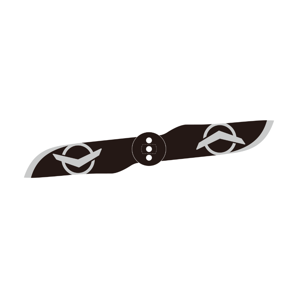 Azure Power 45mm Heli Tail Blades (PPA Carbon Fiber)- 2 sets