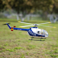 FlyWing BO-105 GPS Scale RC Helicopter W/ ACE Flight Controller (RTF) - Blue White