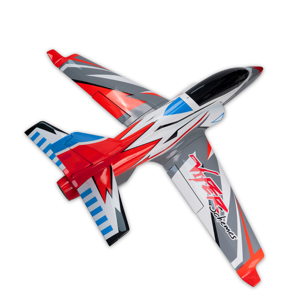 Boomerang Mini Viper Crimson Vector RC Jet – Composite 90mm EDF / 35–65N Turbine Ready with Landing Gear