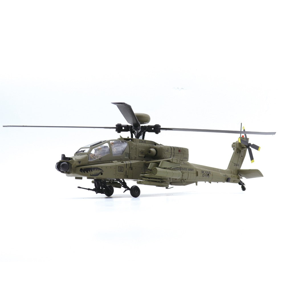 RC ERA C170 Apache 150-size (1:48) Gyro Stabilized Scale Helicopter - RTF w/ Optical Flow+TOF Sensors & One-key Inverted Flight