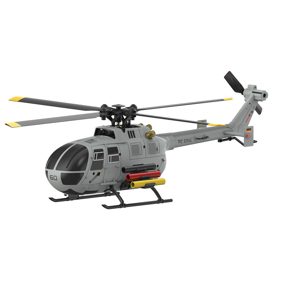 RC ERA C186S BO105 Brushless Helicopter w/ Optical Sensor and Upgraded Transmitter - RTF - Grey