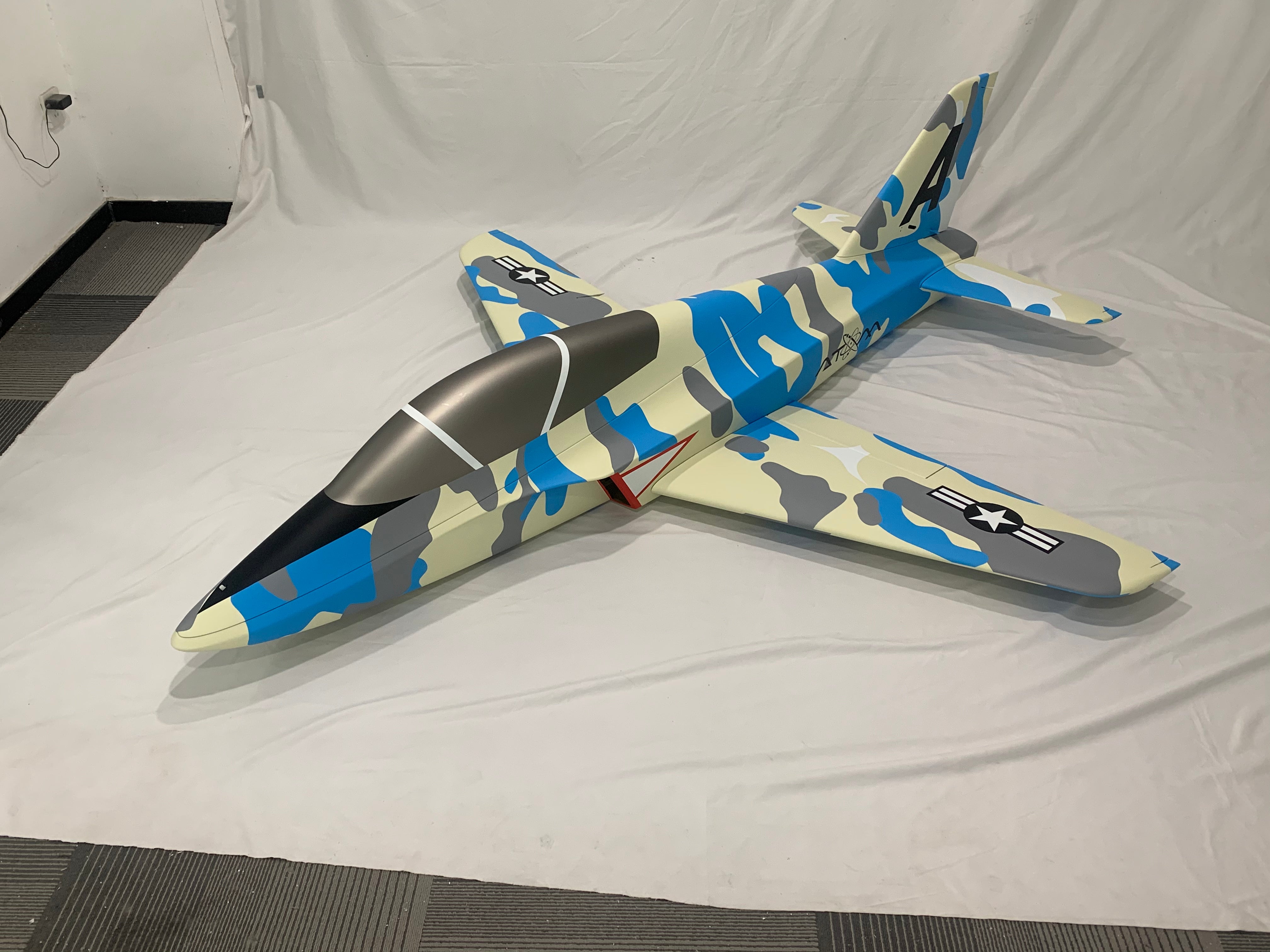 Boomerang Atom - Blue Camo PNP - Boomerang RC Jets