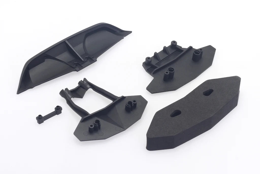 CM0401 Front Bumper & Rear Diffuser (foam, body post extension) M-Sport Puma Rally 1 - HeliDirect