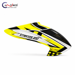 Canomod Airbrush Fiberglass Canopy for XLPower Stratos 200 A4 (YELLOW)