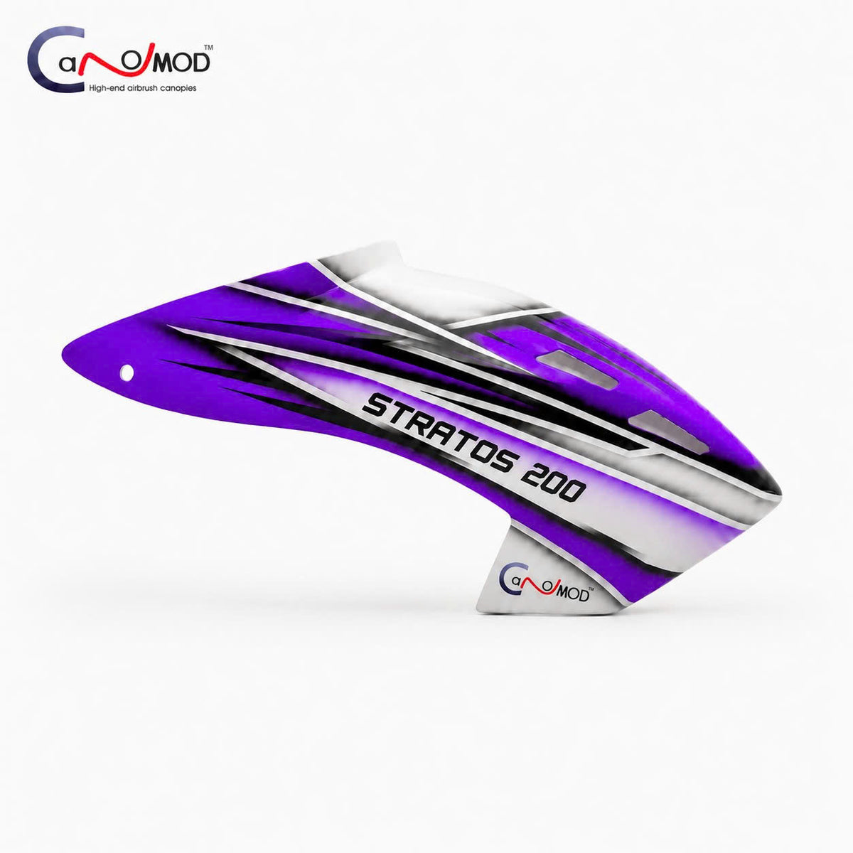 Canomod Airbrushed Lexan Canopy for XLPower Stratos 200 A1 (PURPLE)