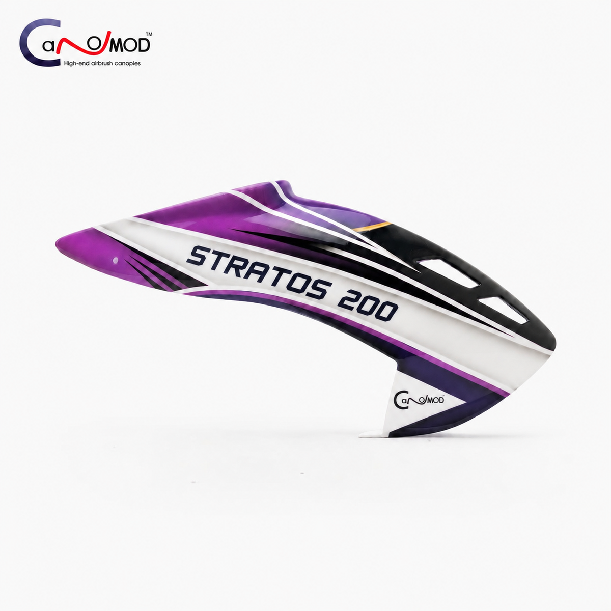 Canomod Airbrushed Lexan Canopy for XLPower Stratos 200 A3 (PURPLE)