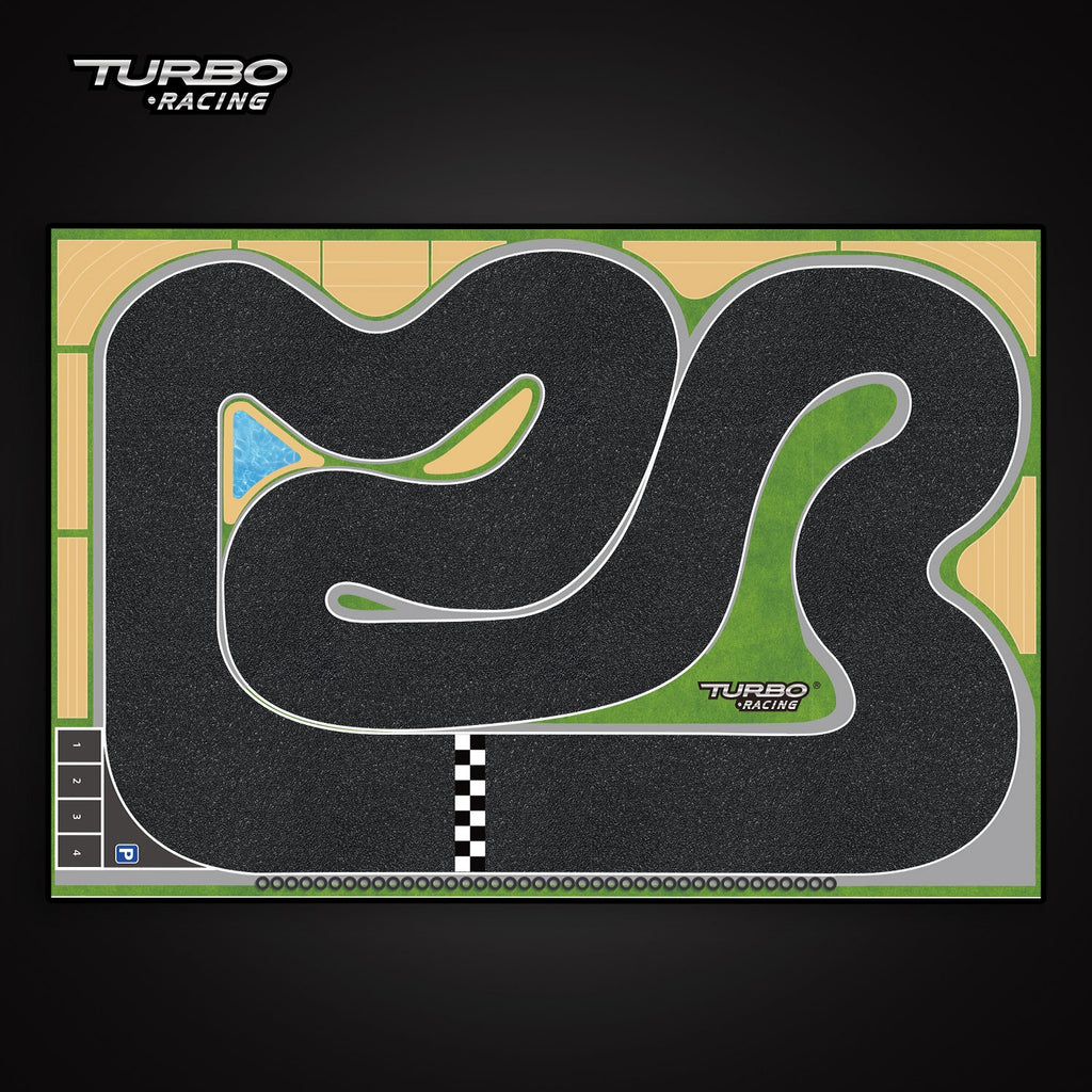 Turbo Racing 176 Racing Car track mat Fast Layout HeliDirect