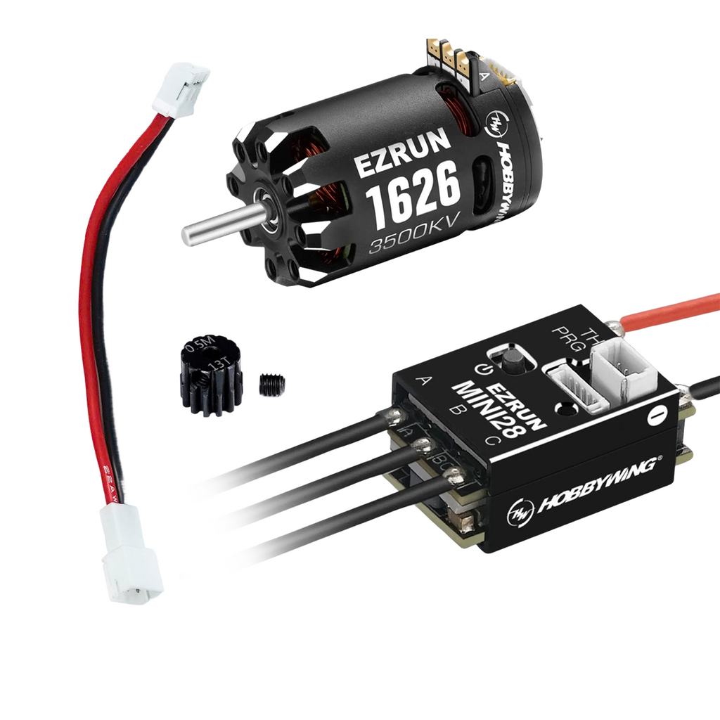 Hobbywing EZRUN Mini 28 Performance Combo – 1626 SD 3500KV Motor