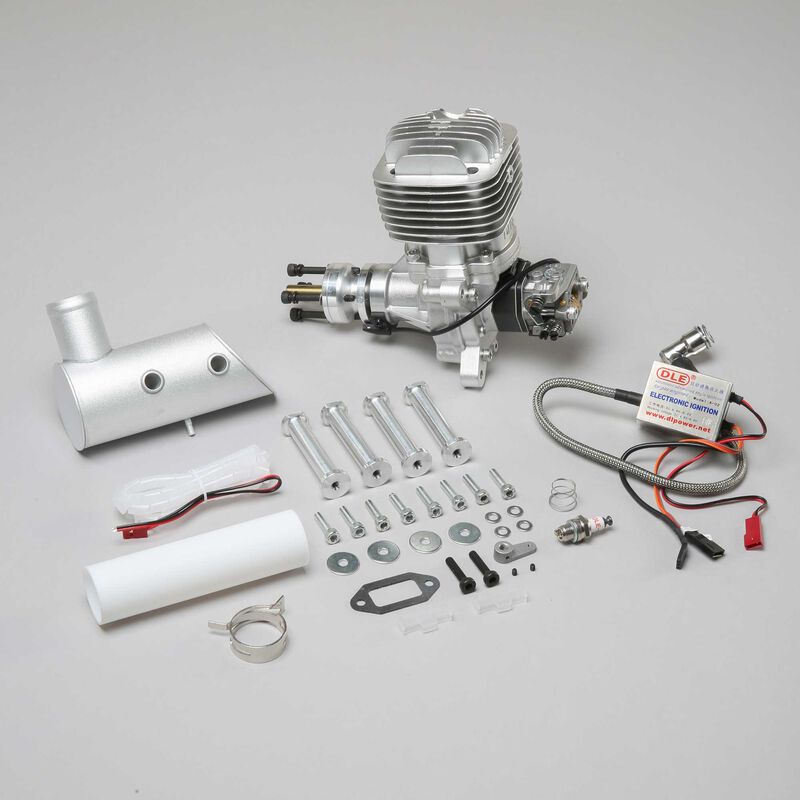 DLE-61 61cc Gas Engine with Electronic Ignition and Muffler - HeliDirect