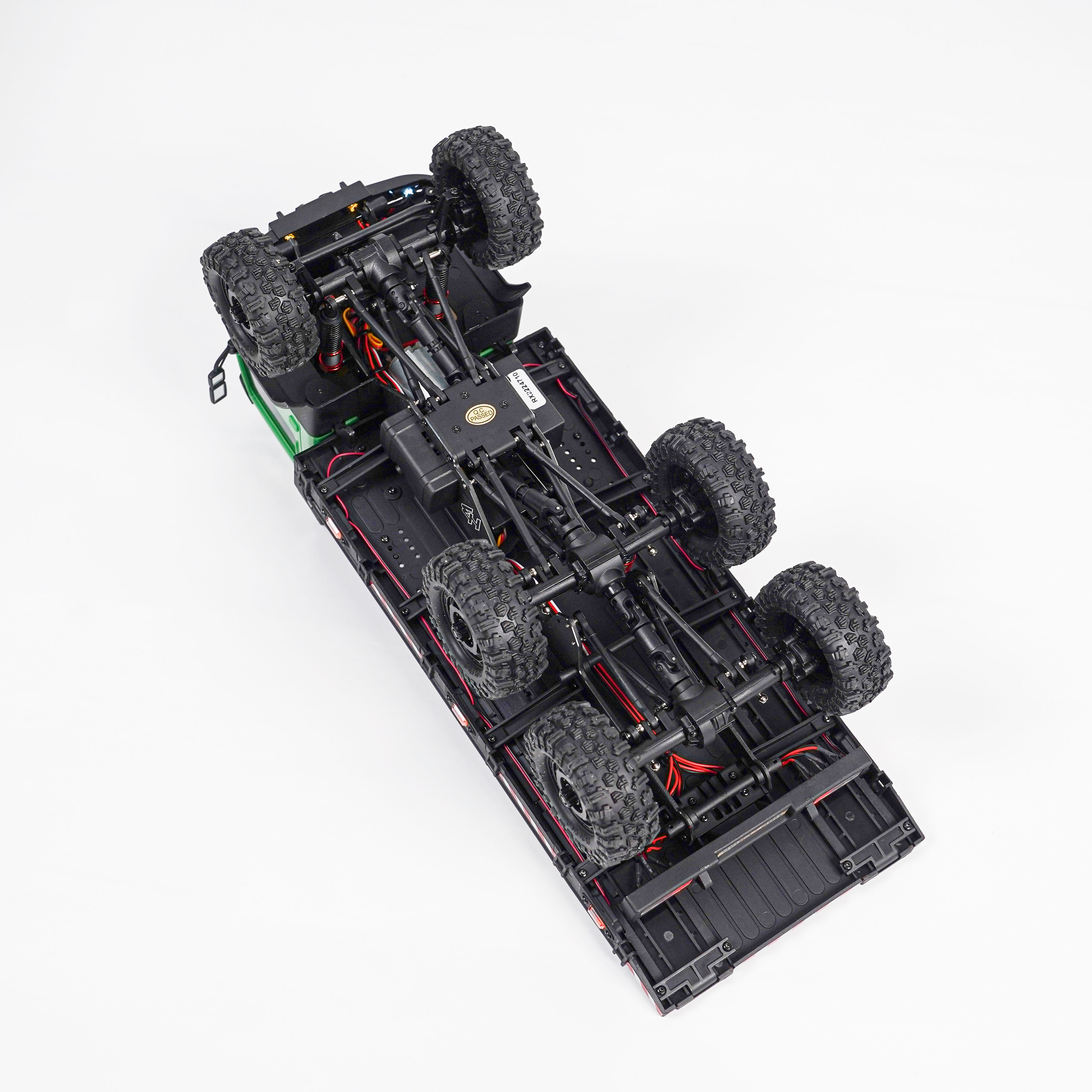 Full-Time 6WD Drivetrain