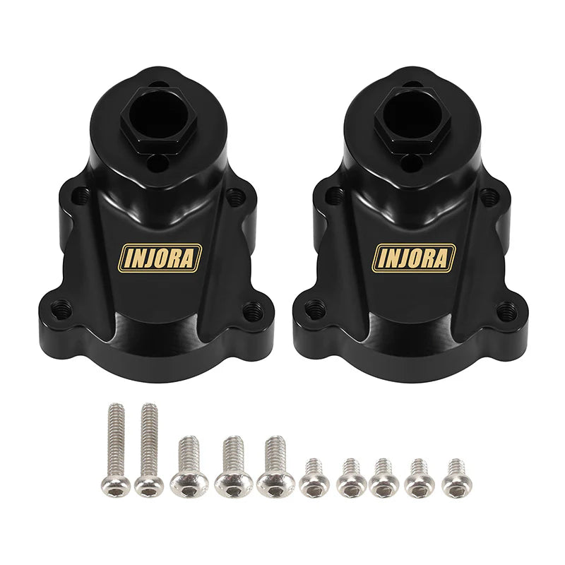 INJORA Brass Rear Outer Portal Housing Set For 1/18 Redcat Ascent18 - HeliDirect