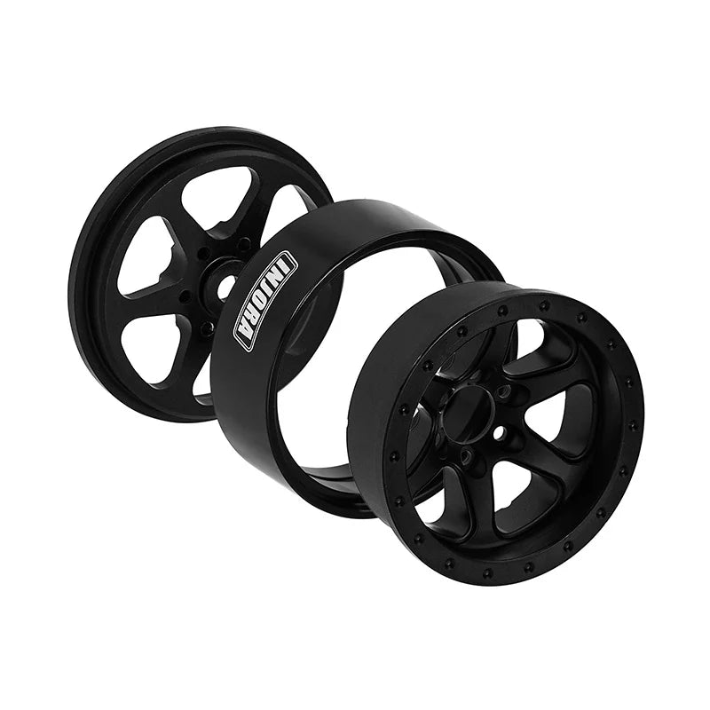 INJORA 1.0 Cerchi in Ottone e Alluminio Beadlock ModuWheel per TRX4M SCX24 1/18 1/24 RC Crawler INJORA 1.0 Cerchi in Ottone e Alluminio Beadlock ModuWheel per TRX4M SCX24 1/18 1/24 RC Crawler