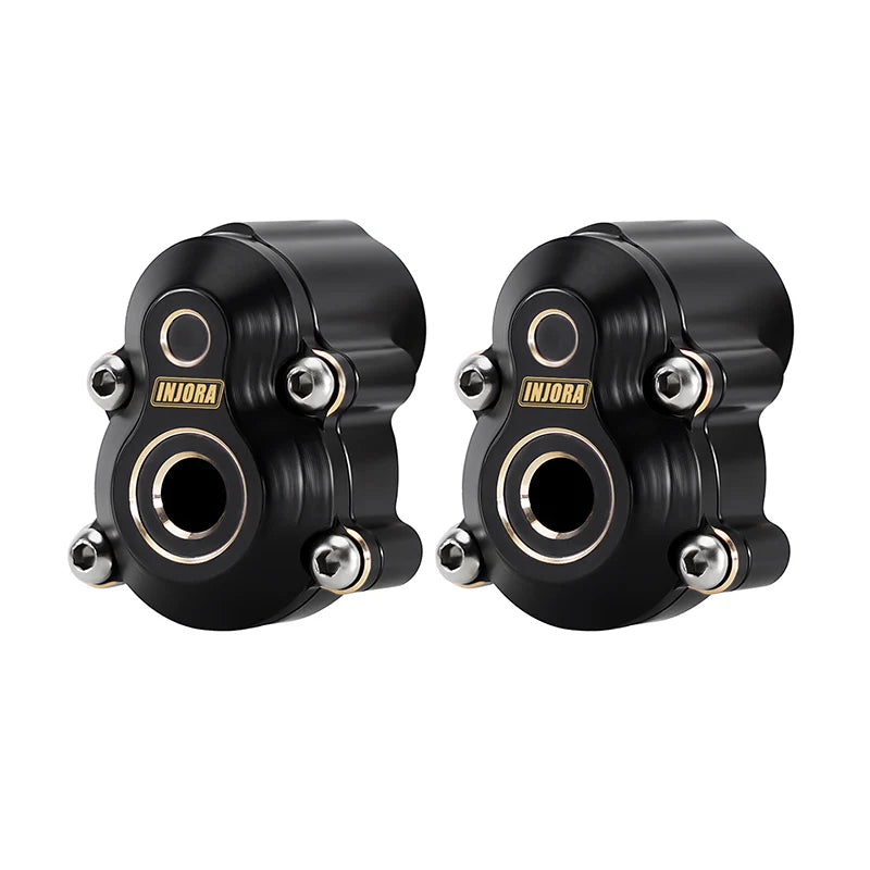 INJORA Brass Rear Outer Portal Housing Set For 1/18 Redcat Ascent18 - HeliDirect