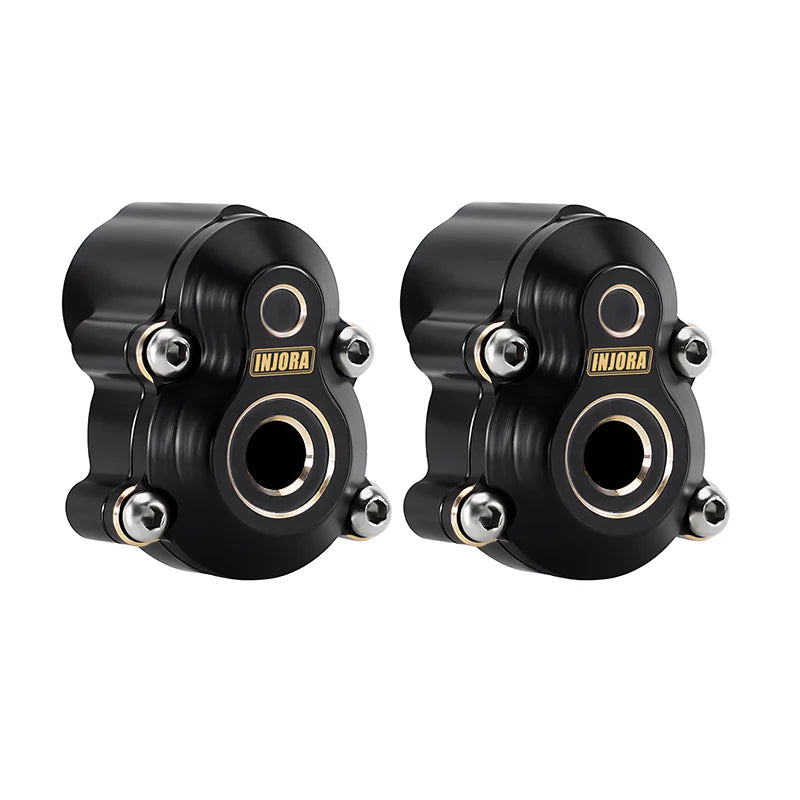 INJORA Brass Rear Outer Portal Housing Set For 1/18 Redcat Ascent18 - HeliDirect