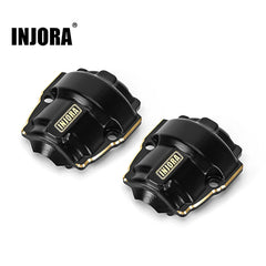 INJORA Brass Front Rear Diff Covers For 1/18 Redcat Ascent18 - HeliDirect