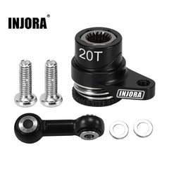 INJORA Aluminum Servo Saver Set for 1/16 Arrma Mojave Grom (20T for stock servo)