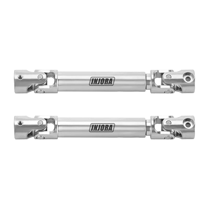 INJORA Stainless Steel Drive Shafts With D Shaped Hole For 1/18 FMS FCX18 - HeliDirect