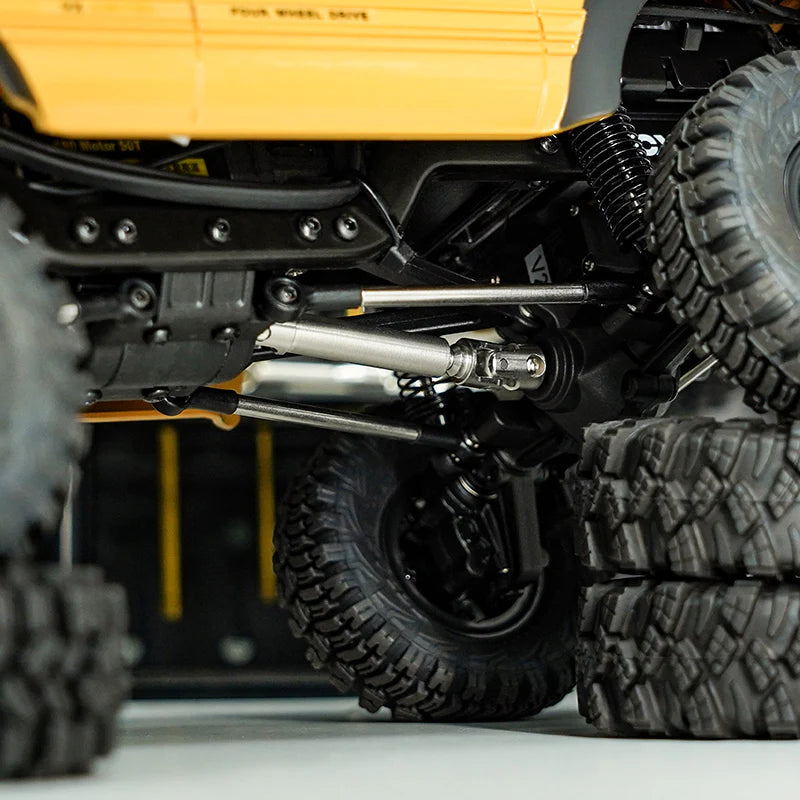 INJORA Stainless Steel Drive Shafts With D Shaped Hole For 1/18 FMS FCX18 - HeliDirect