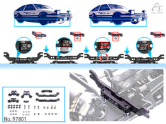 DriftART New 1/28 Universal Body Mount Set For DA4