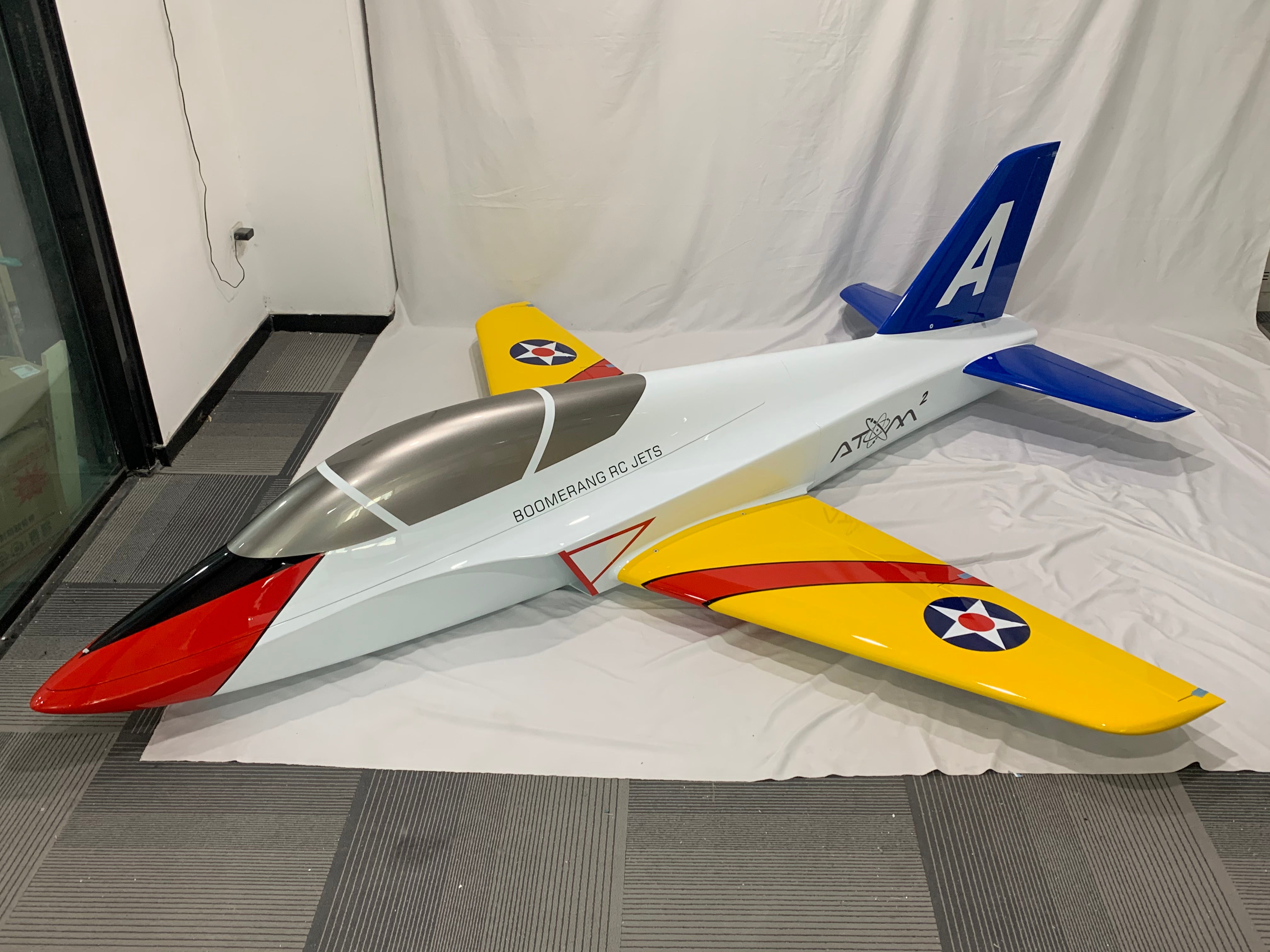 Boomerang Atom Squared Navy PNP - Boomerang RC Jets