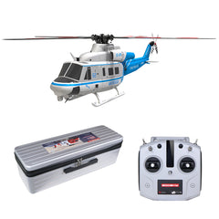 Goosky E2 UH-1Y Blue/White GPS Helicopter - RTF with Carrying Case