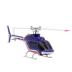 RC ERA A60 Bell-206 110-size Auto Stabilized Helicopter w/ Optical Flow Sensor and Upgraded Transmitter - RTF - Blue/Red