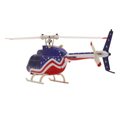 RC ERA A60 Bell-206 110-size Auto Stabilized Helicopter w/ Optical Flow Sensor and Upgraded Transmitter - RTF - Blue/Red