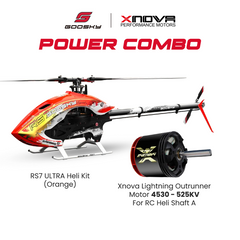 Goosky RS7 ULTRA Helicopter Kit (ORANGE) With Azure 700/105 Blades