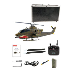 Yu Xiang F112S AH-1 Cobra Scale GPS Helicopter - Weathered Green