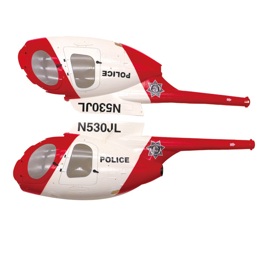 YX F119S Fuselage Set w/o Cockpit Cover (Red/White)