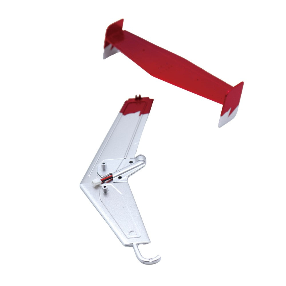 YX F119S Tail Fin Set (Red/Silver)
