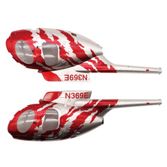 YX F119S Fuselage Set w/o Cockpit Cover (Red/Silver)
