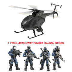 Yu Xiang F119S MD500 Scale GPS Helicopter - Black with Weapons