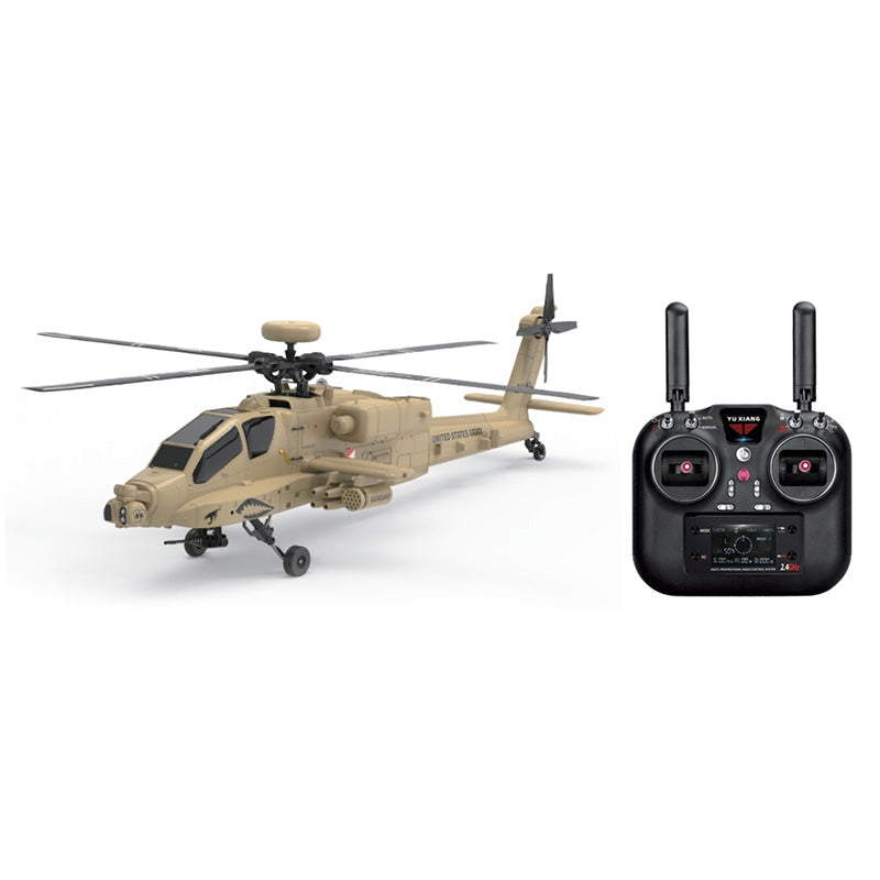 Yu Xiang F11H AH-64 Scale GPS Helicopter - Desert Yellow