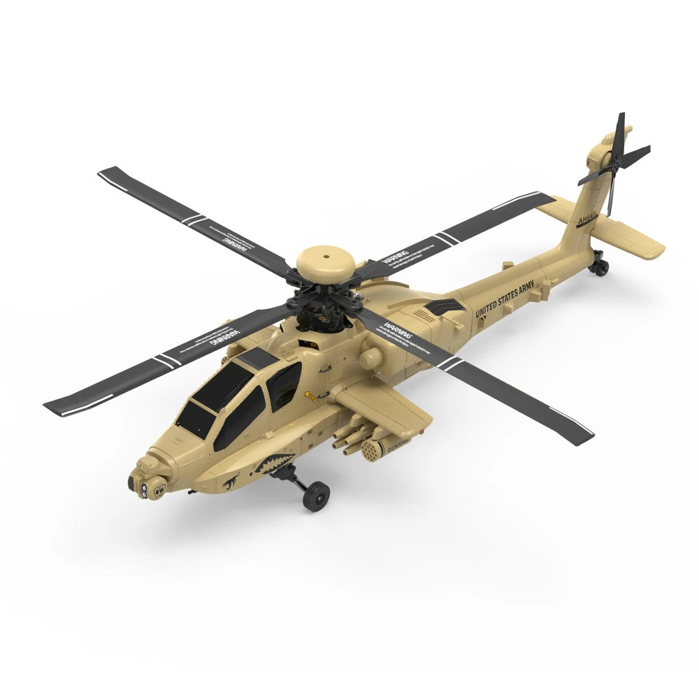 Yu Xiang F11H Desert Yellow AH-64 GPS RC helicopter