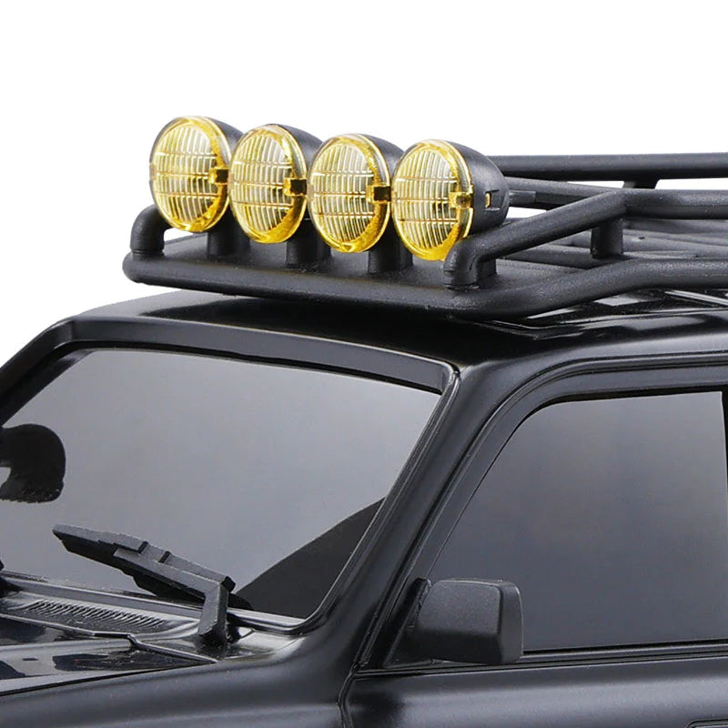 FMS FCX18 トヨタ ランドクルーザー LC80 RTR イエロー 1:18 LC80 RC Land Cruiser Crawler | 2-Speed & Lights | FMS Hobby