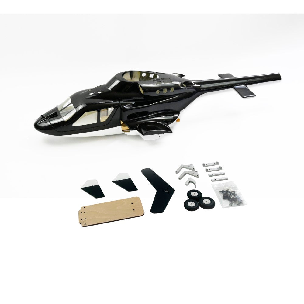 FlywingRC FW450L AirWolf Scale Fuselage - HeliDirect