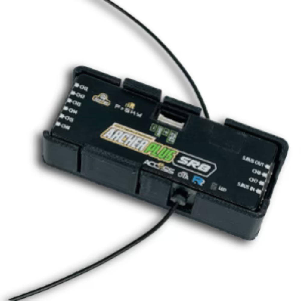 Frsky Archer Plus SR8 Radio Control 8 Channel Receiver Mount Black