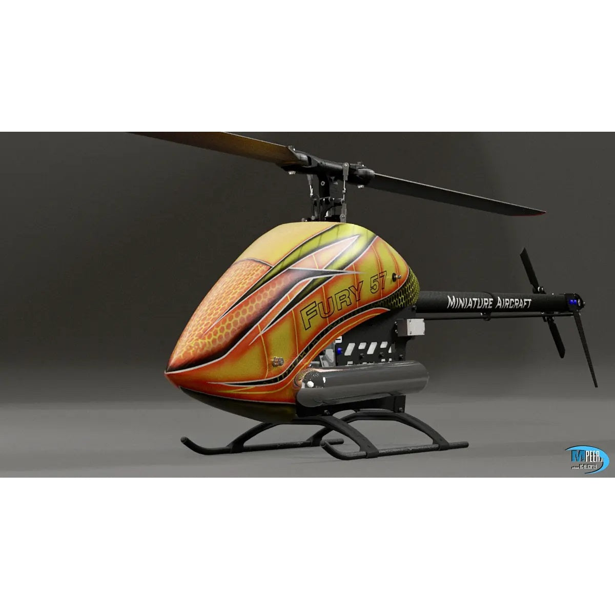 MA Fury 57 Super Nitro Kit w/o Blades - Snake - HeliDirect