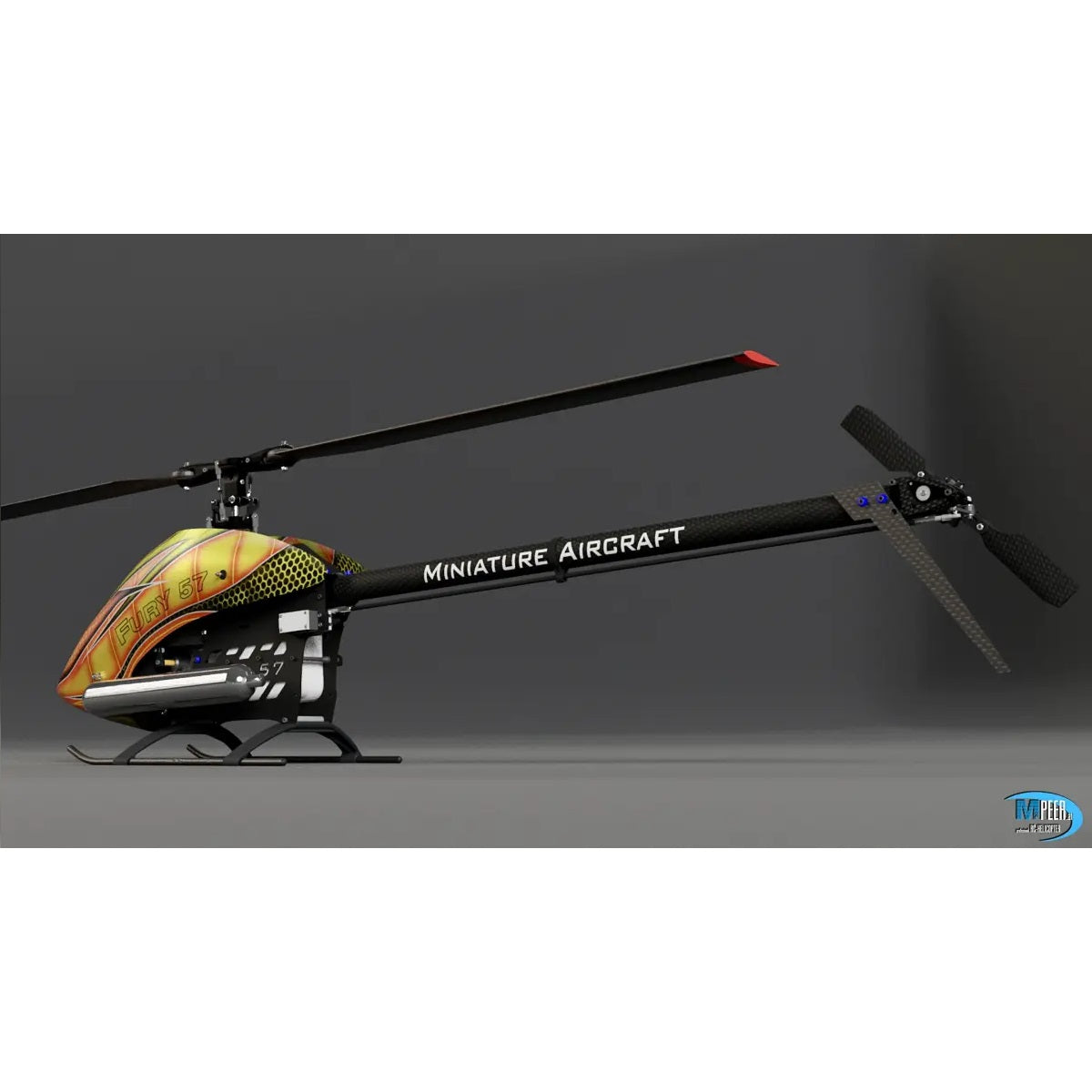 MA Fury 57 Super Nitro Kit w/o Blades - Snake - HeliDirect