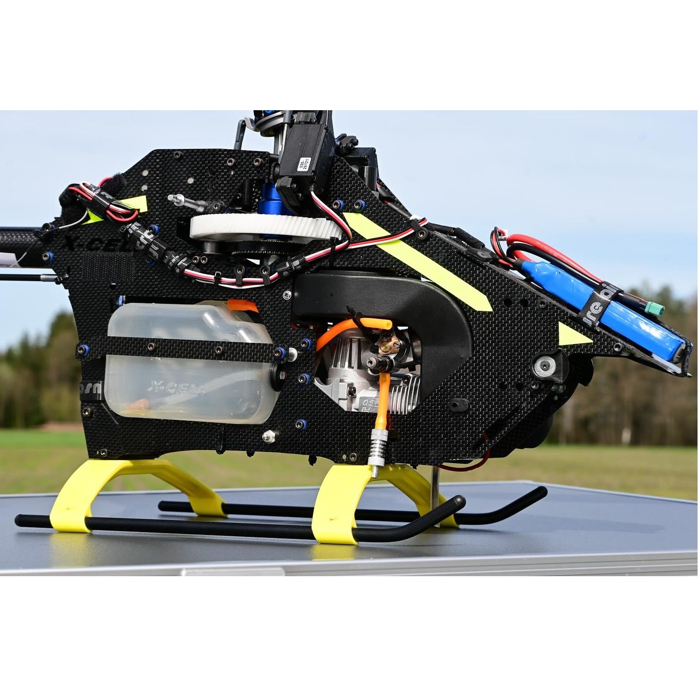 MA Fury 57 Super Nitro Kit w/o Blades - Snake - HeliDirect