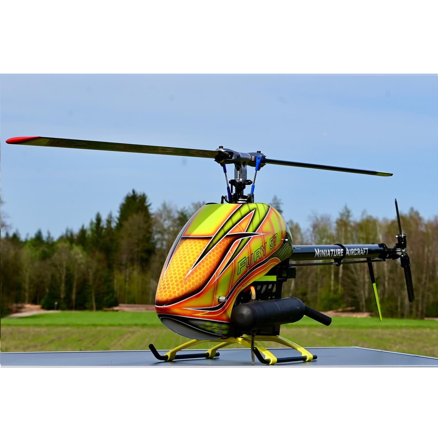 MA Fury 57 Super Nitro Kit w/o Blades - Snake - HeliDirect