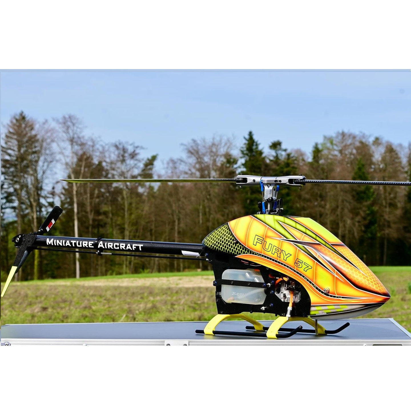 MA Fury 57 Super Nitro Kit w/o Blades - Snake - HeliDirect